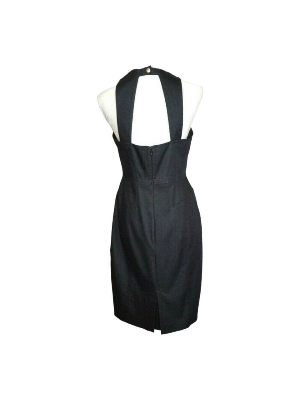 Maggy London Sleeveless Black Dress Size 8 - Picture 2 of 8
